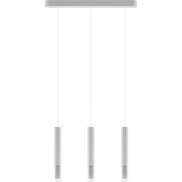 HELLUX 8621309 Lampa wisząca Madera2 Hexa 3pł klosz biały