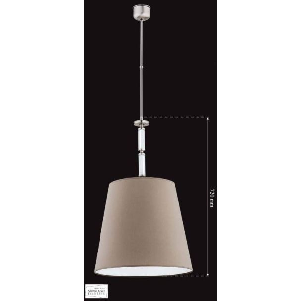 KUTEK SPARONE SPA-ZWD-1(N/A) lampa wisząca z abażurem