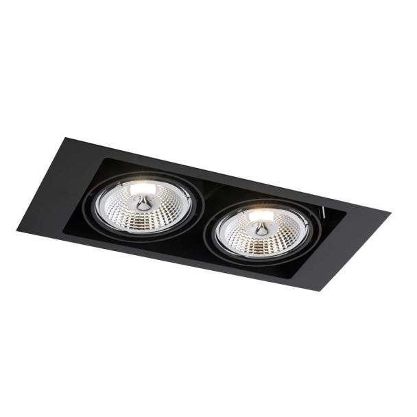 ANTIGO Lampa wpuszczana Muko 2 - Czarna 3313