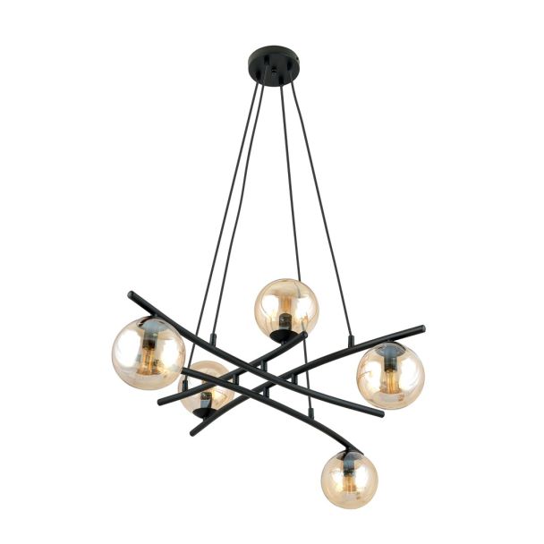 EMIBIG 1204/5 LAMPA WISZĄCA ESSA 5 MIODOWY