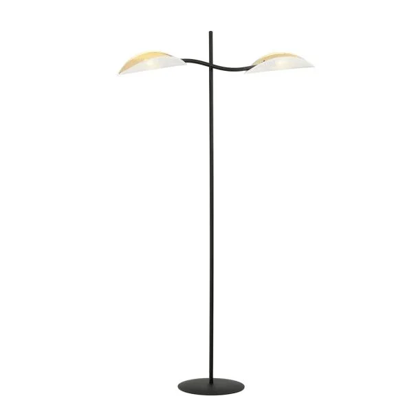 EMIBIG 1107/LP2 LAMPA PODŁOGOWA LOTUS LP2 WHITE/GOLD