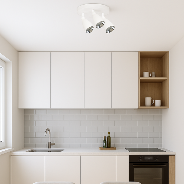 LIGHT PRESTIGE LP-3103/3C WH Campana 3 plafon biały 3xGU10