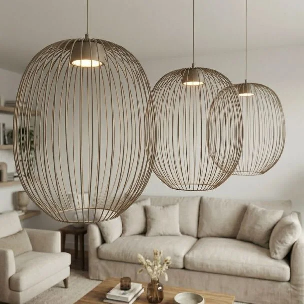 EMIBIG 1701/3 MANTRA 3 MOKKA Lampa wisząca