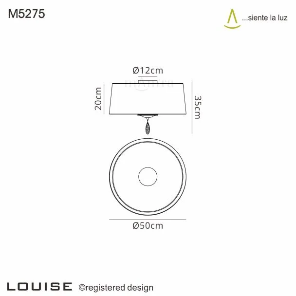 WYPRZEDAŻ Mantra LOUISE 5275 Lampa sufitowa