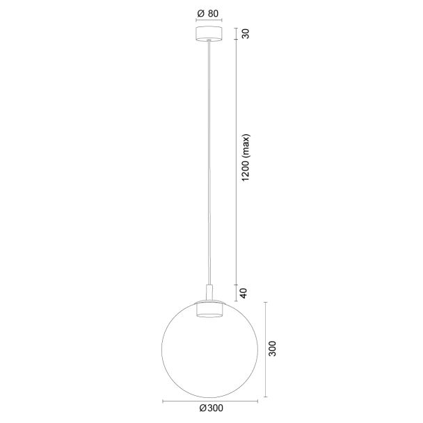 ARGON 8829 SACRAMENTO lampa wisząca 1pł.