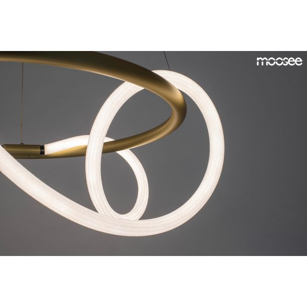 Moosee MSE010100236 Lampa wisząca SERPIENTE 60 złota
