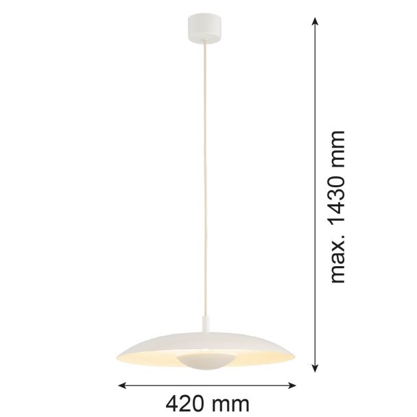 ARGON 8867 BOLTON lampa wisząca 1 pł.