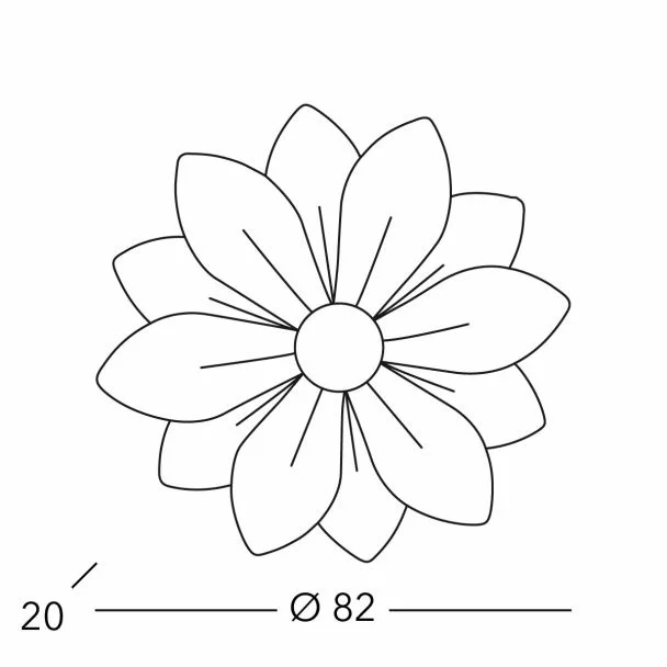 KOLARZ 5231.6065 FIORE lampa ścienna