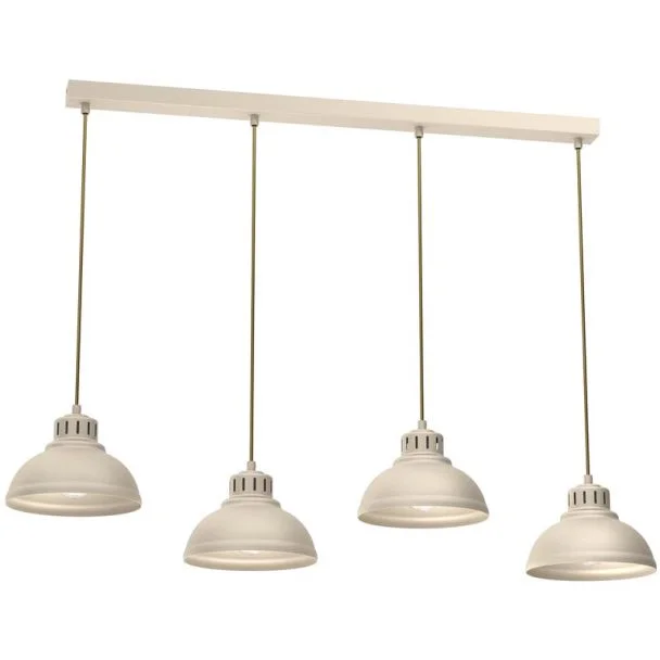 LUMINEX 8893 żyrandol Sven beige 4xE27