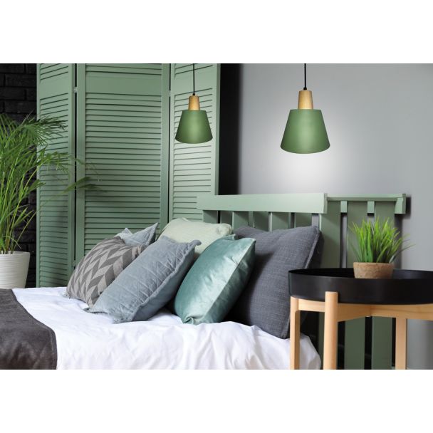 CANDELLUX 50101260 LAMPA WISZĄCA FARO 1 ZIELONY