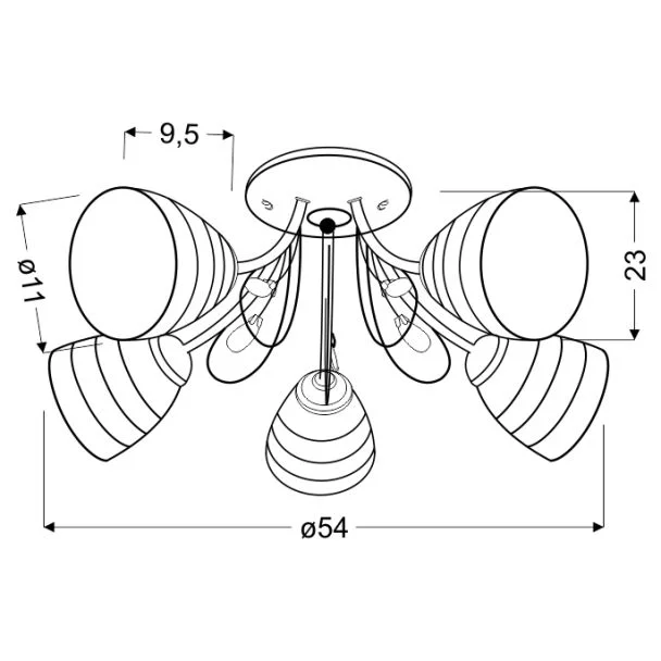 CANDELLUX 35-63854 SIMPLI ZWIS