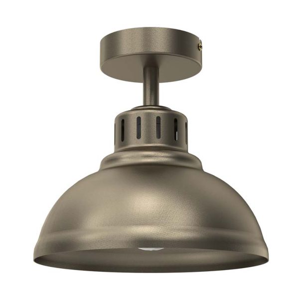 LUMINEX 8933 plafon Sven titanium gold 1xE27