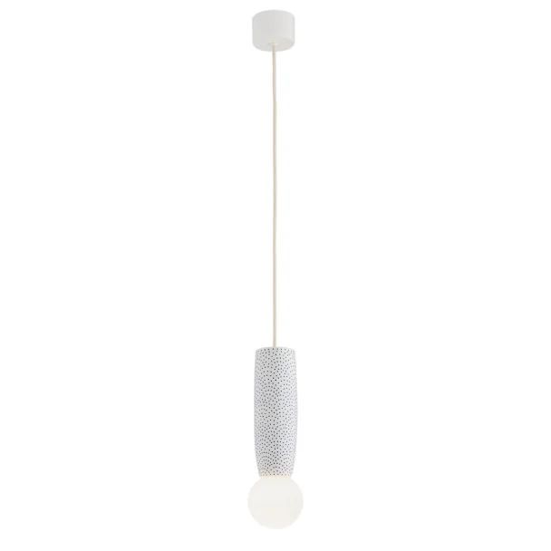 ARGON 8938 BOLL lampa wisząca 1 pł. z ceramiki bolesławieckiej