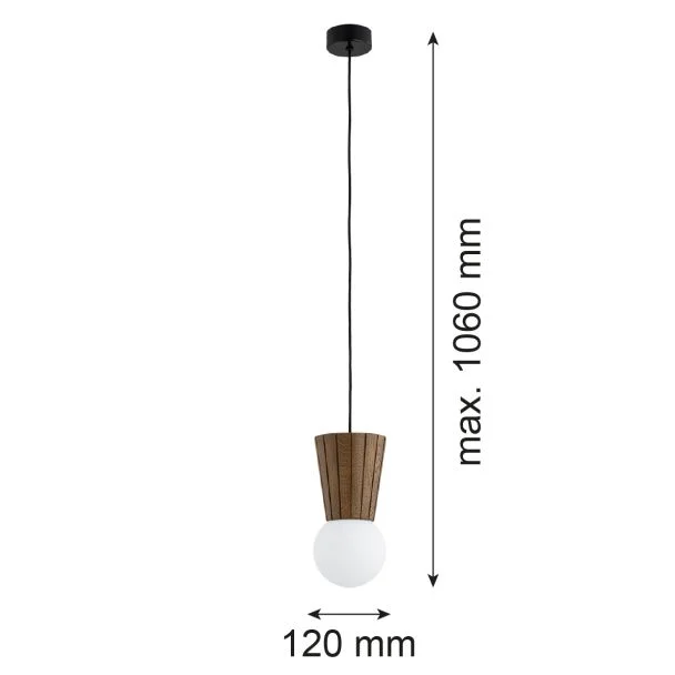 ARGON 8952 VOLANTE lampa wisząca 1 pł.
