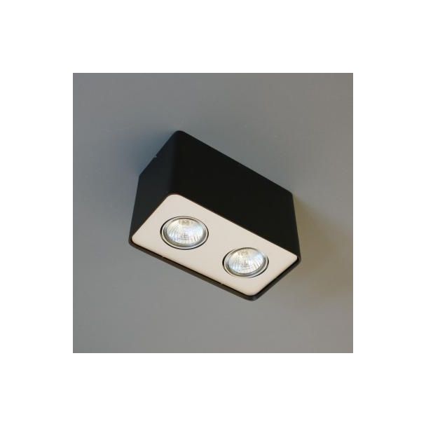 AZZARDO FH31432S-BK-ALU / AZ1385 Nino 2 (black/aluminium) Lampa sufitowa