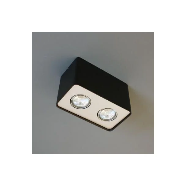 AZZARDO FH31432S-BK-ALU / AZ1385 Nino 2 (black/aluminium) Lampa sufitowa