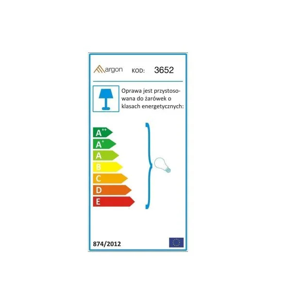ARGON JAMAJKA 3652 lampa wisząca 1 pł.