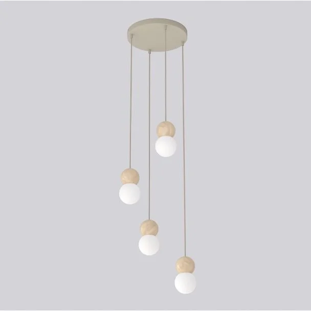 EMIBIG 1673/4 LOOP 4 MOKKA LAMPA WISZĄCA