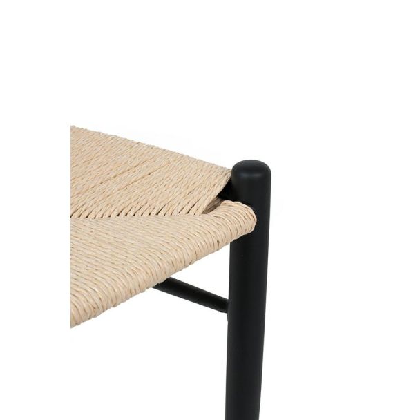 KING HOME KH1201100122 Krzesło WISHBONE METAL naturalne