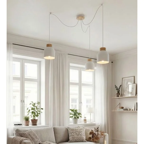 EMIBIG 1625/3 KRU 3 WHITE LAMPA WISZĄCA