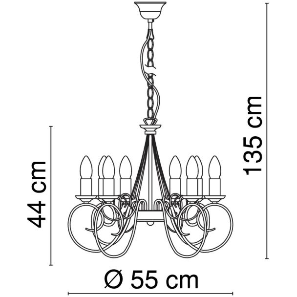 GLOBO TRUNCATUS 69003-8