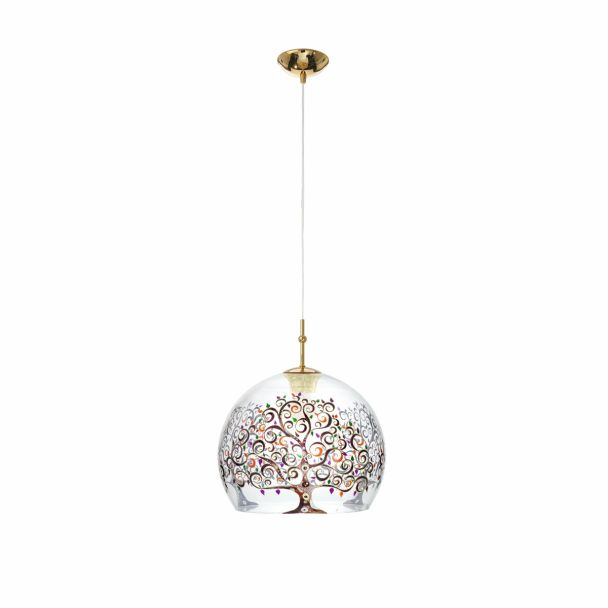 KOLARZ 0392.31M.3.AL.MT LUNA lampa wisząca złoto 24K