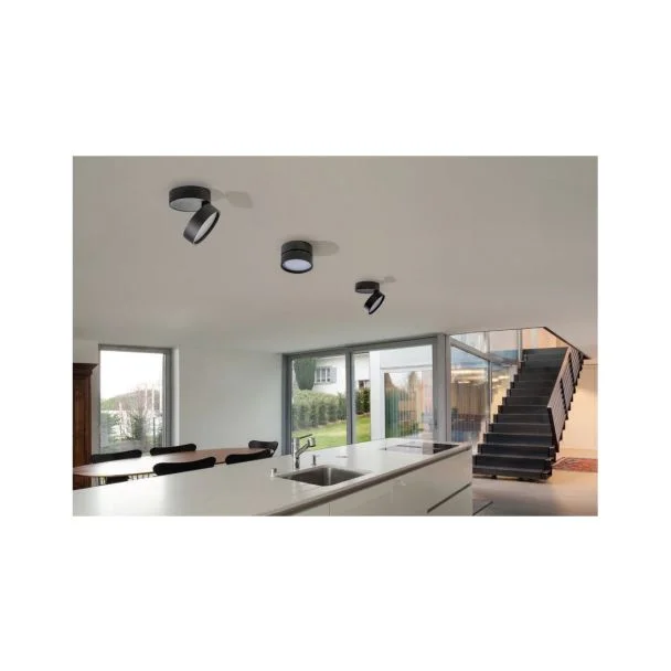AZZARDO AZ4539 MONA 12W 4000K BK TECHNICAL EXPOSED DOWNLIGHT BLACK