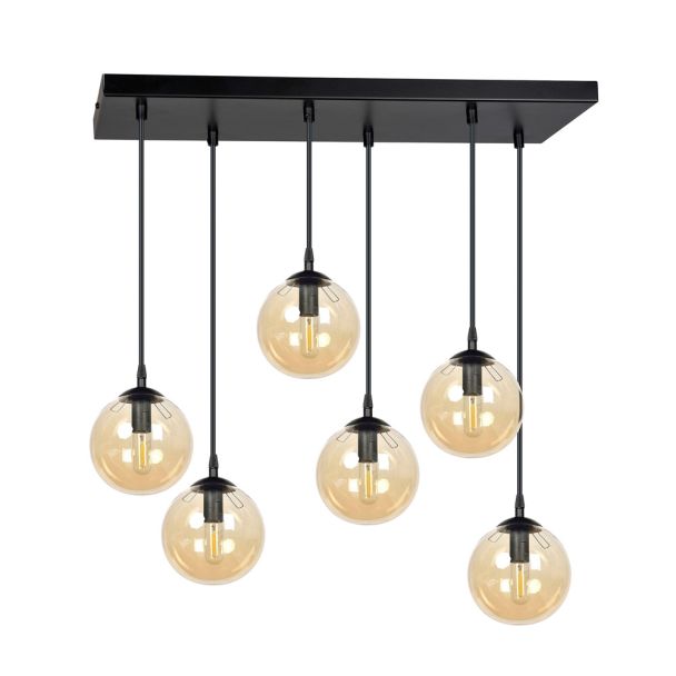 EMIBIG 713/6 LAMPA WISZĄCA COSMO 6 BL MIODOWY
