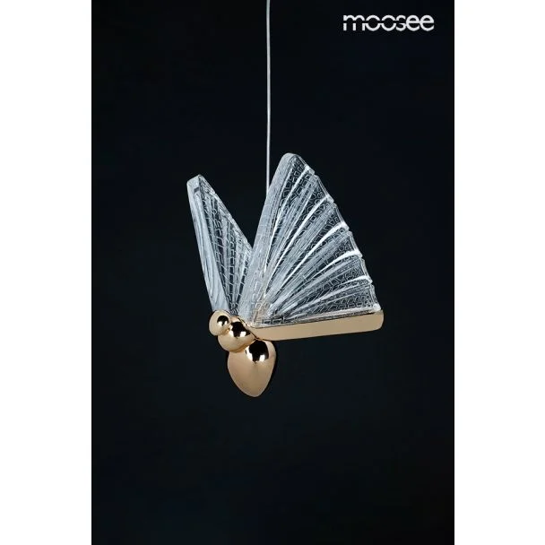 MOOSEE MSE010100322 MOOSEE lampa wisząca BUTTERFLY M złota