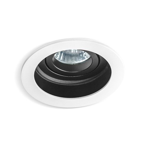 AZZARDO GM2114-WH-BK / AZ1361 Ibiza (white/black) Oczko sufitowe
