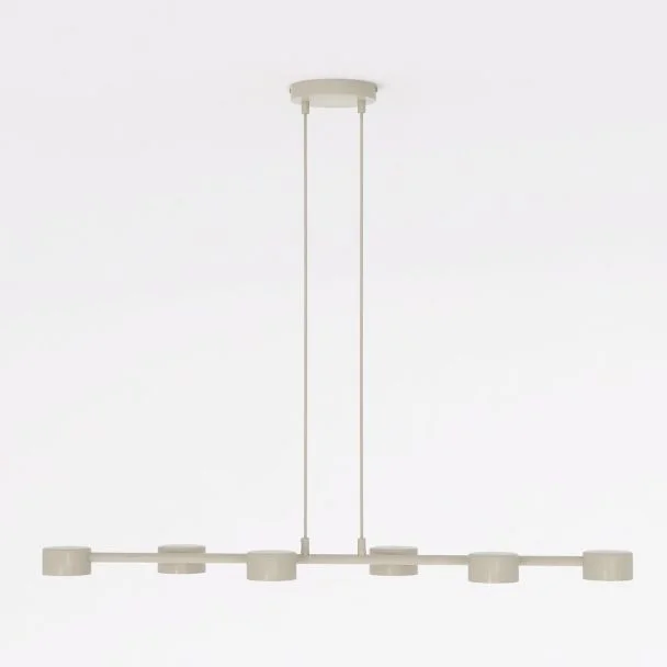 EMIBIG 1707/6 MEGARA 6 MOKKA Lampa wisząca