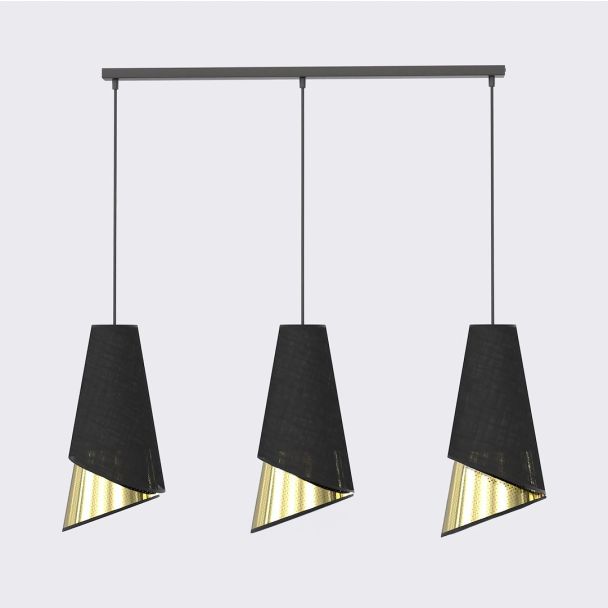 EMIBIG 1617/3 MODA 3 BL GOLD LAMPA WISZĄCA