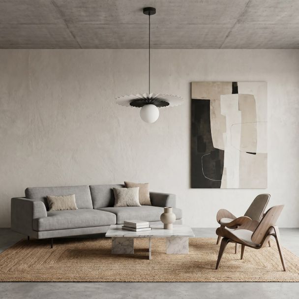 EMIBIG 1730/1 UMBRA 1 WHITE BLACK Lampa wisząca