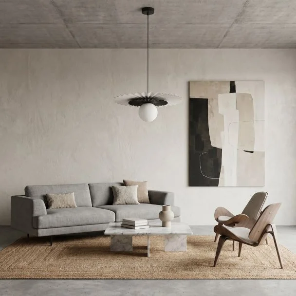 EMIBIG 1730/1 UMBRA 1 WHITE BLACK Lampa wisząca