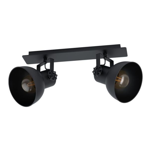 EGLO 43432 LAMPA BARNSTAPLE 2 SPOT BALKEN/2 SCHWARZ/HOLZ SW BARNSTAPLE 1