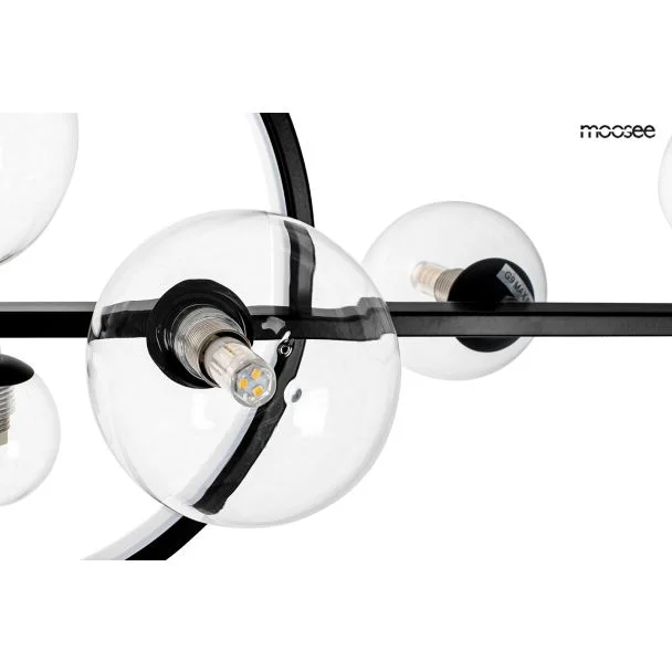 MOOSEE MSE010100347 MOOSEE lampa wisząca ALURE LINE TWIN 120 czarna