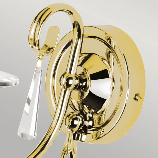 ELSTEAD AEGEAN AG1 POL BRASS 1Lt Wall Light