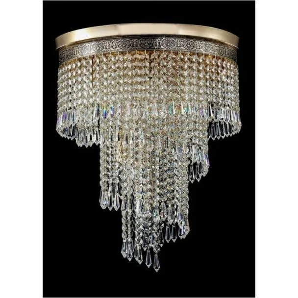 MAYTONI DIA522-CL-07-G Royal Classic Cascade Chandelier Gold