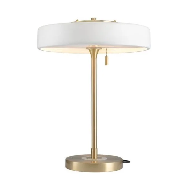 Step into Design MT8872 white Lampa stołowa ARTDECO biało - złota