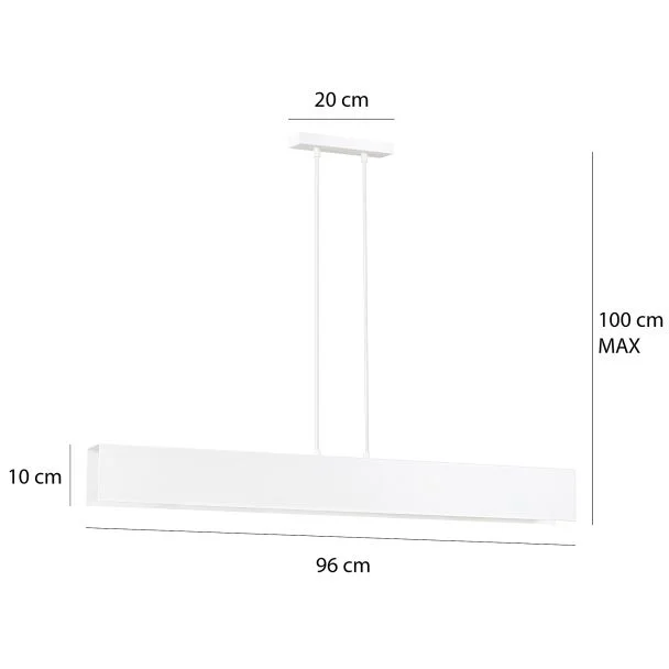 EMIBIG 673/4 GENTOR 4 WHITE LAMPA WISZĄCA