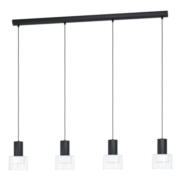 EGLO 39726 LAMPA MOLINEROS OPRAWA WISZĄCA HL/4 GU10 SCHWARZ/KLAR/WS MOLINEROS