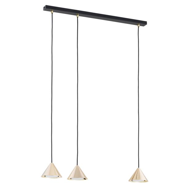EMIBIG 1329/3 LAMPA WISZĄCA ELIT 3 BL GOLD