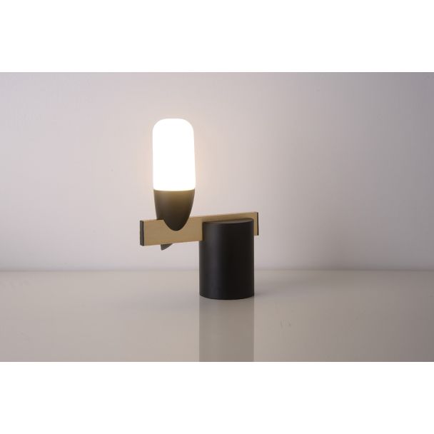 CANDELLUX 50533081 LAMPA STOŁOWA SAKAI 1 CZARNY