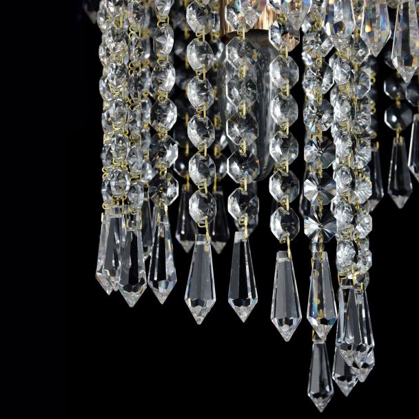 MAYTONI DIA522-CL-07-G Royal Classic Cascade Chandelier Gold