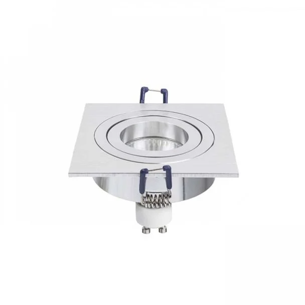RENDL R12709 PASADENA GU10 SQ I wpuszczana aluminium szczotkowane 230V GU10 50W