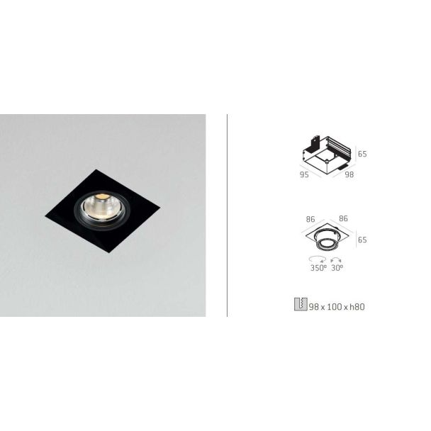 LABRA 4.1851 MULTIVA EVO 60.1 Trimless - wkład LED 6.5W Switch/DALI