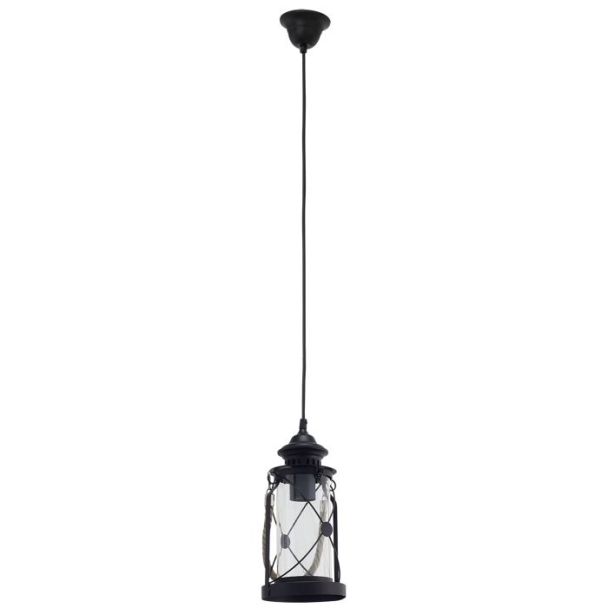 EGLO 49213 LAMPA BRADFORD OPRAWA WISZĄCA HL/1 E27 SCHWARZ BRADFORD
