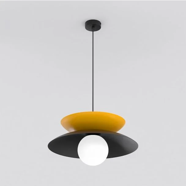 EMIBIG 1639/4 NAGOYA 1 BLACK/OR LAMPA WISZĄCA