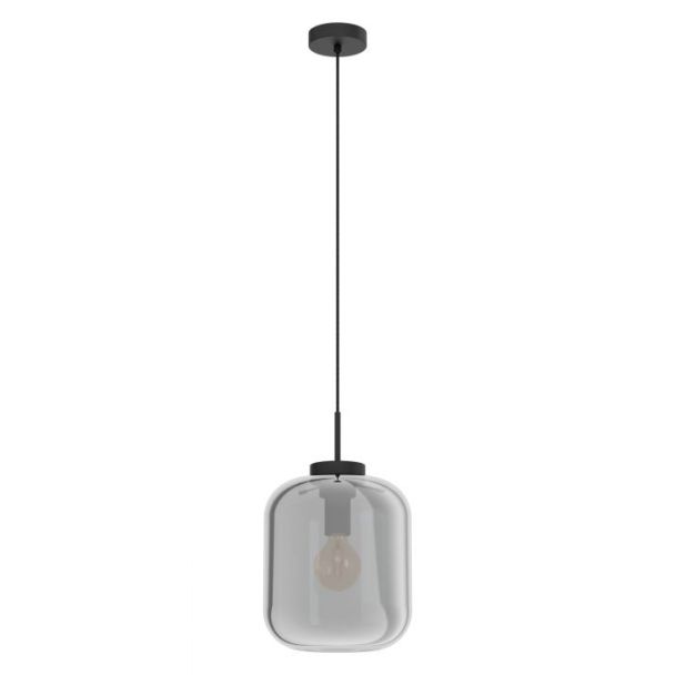 EGLO 39673 LAMPA BULCIAGO OPRAWA WISZĄCA HL/1 E27 Ø250 SCHWARZ/SW-TRANS.BULCIAGO