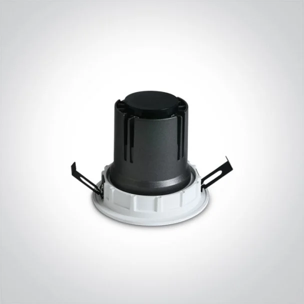 ONE LIGHT 10107K/B/W Akursos czarny wpust COB LED 3000K 7W dark light